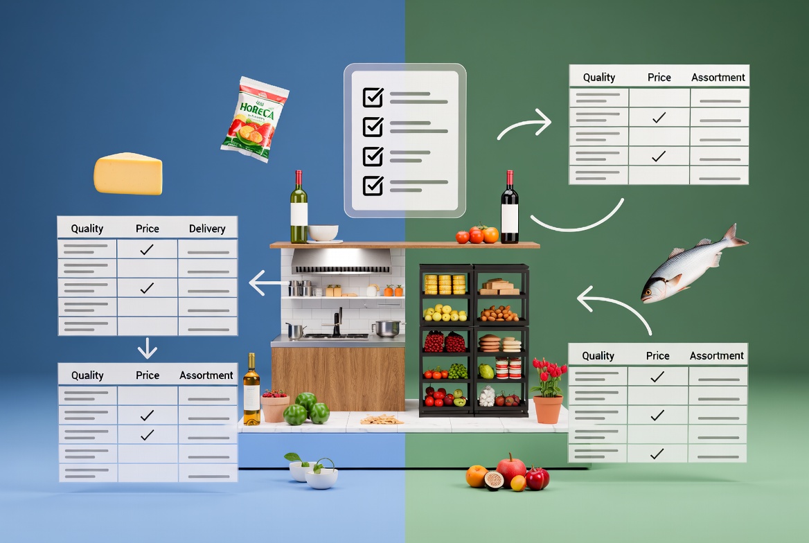 Порівняння постачальників для HoReCa: на що дивитися при закупівлі
