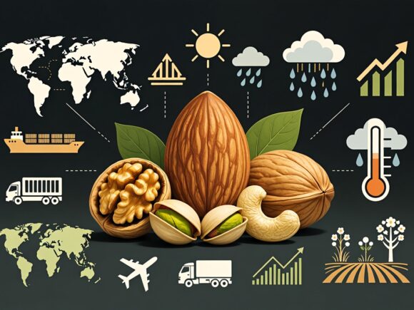 Що впливає на ціну мигдалю, волоського, кеш’ю, фісташки (глобальні фактори, сезони, логістика)